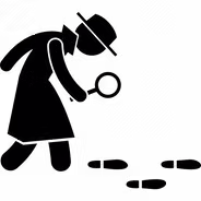 scene investigation icon